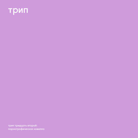 Vladimir Dubyshkin - Pornographic Novel EP - трип Records (Trip) | The Electro Review